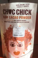 Raw cacau powder
