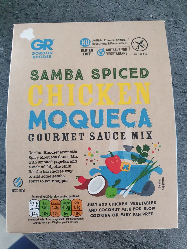 Samba Spiced Chicken Moqueca Gourmet Sauce Mix