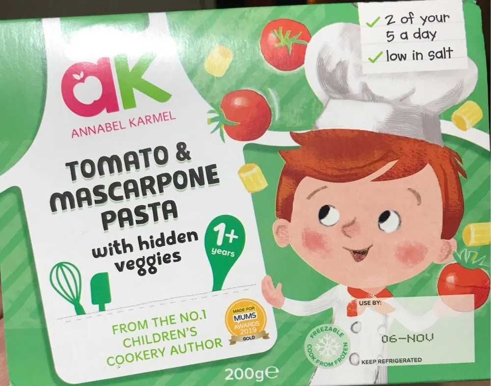 Tomato & mascarpone pasta