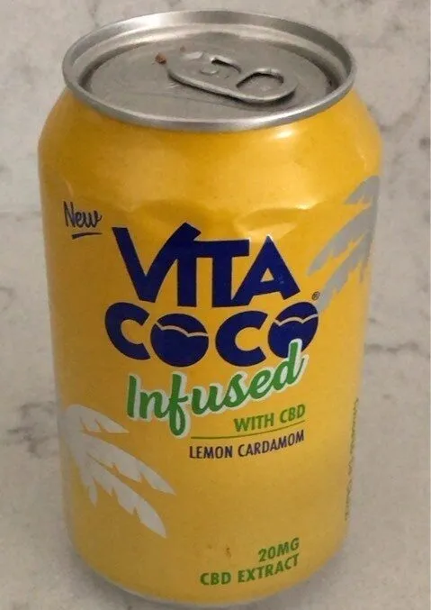 Lemon Cardamom CBD Infused Coconut Water