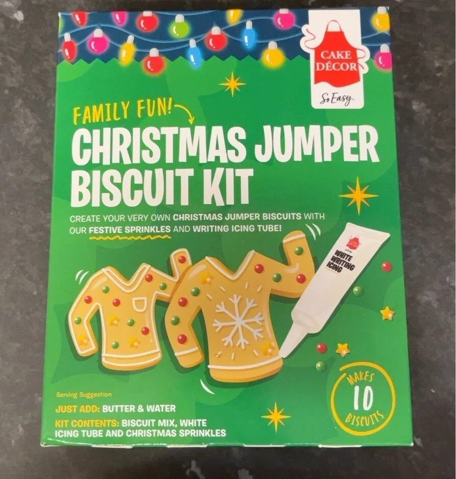 Christmas Jumper Biscuit Kit
