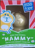 Moo free friends "Hammy" white strawberry hamster