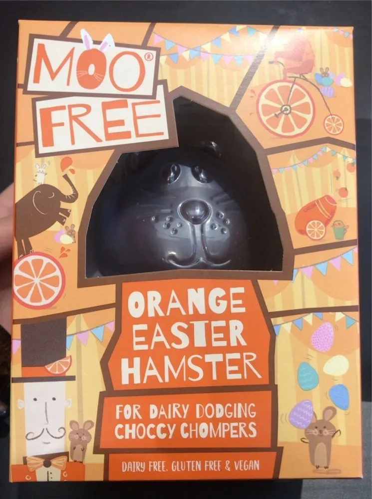 Orange easter hamster
