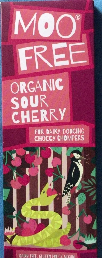 Organic sour cheerry chocolate