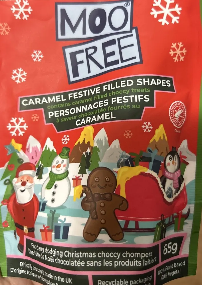 Dairy Free Caramel Filled Shapes