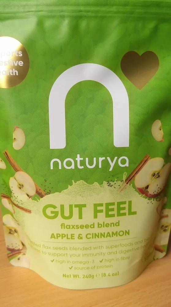 Gur Feel flaxseed blend of appla and cinnamon