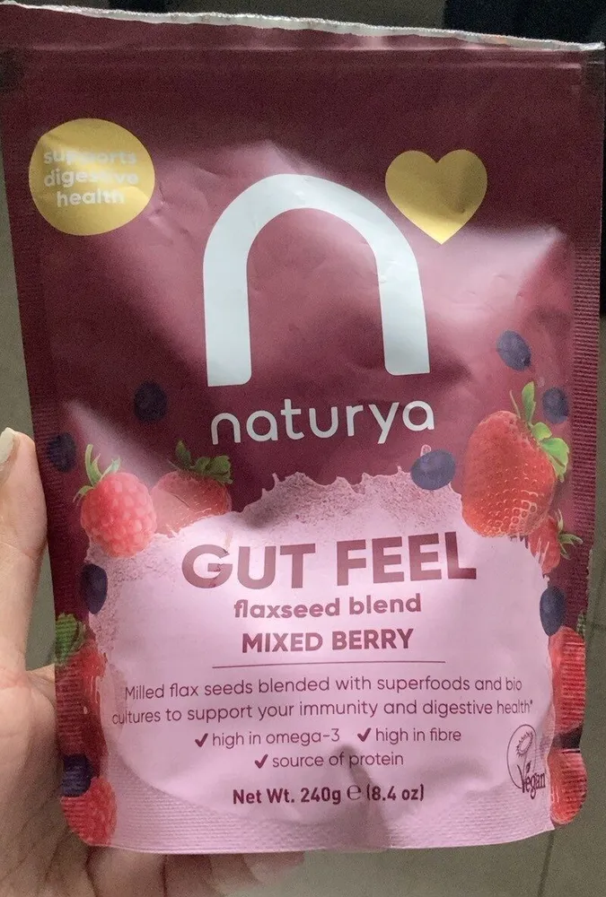 Gut Feel flaxseed blend mixed berry