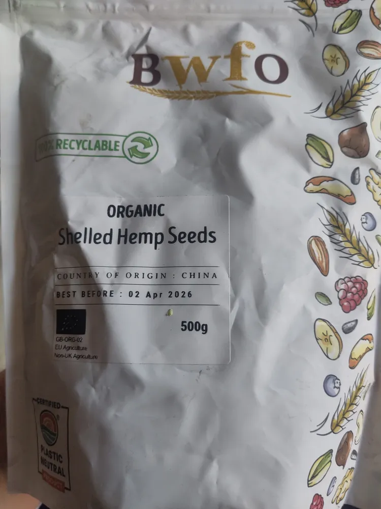 Organic Shelled Hemp Seeds