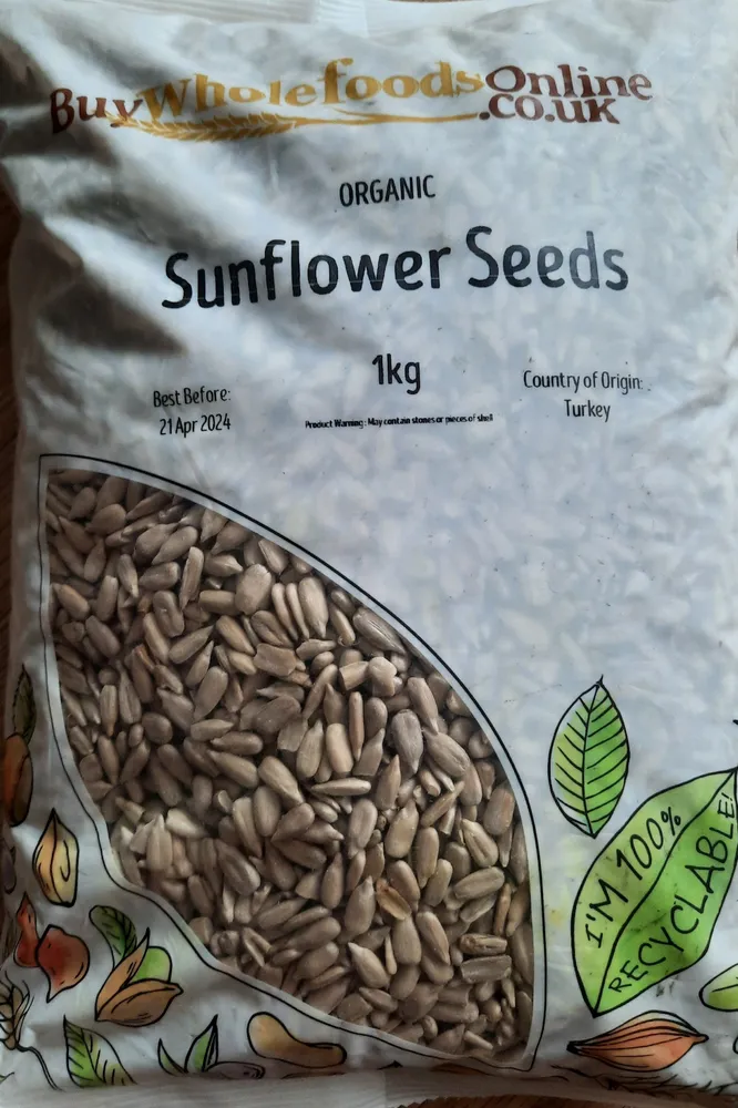 Organic sunflower seeds