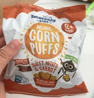 Organic corn puffs
