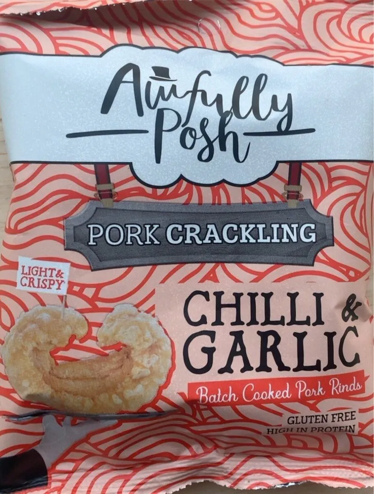 Chilli and garlic pork rinds