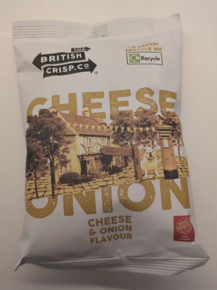 Cheese and onion flavour Crisps