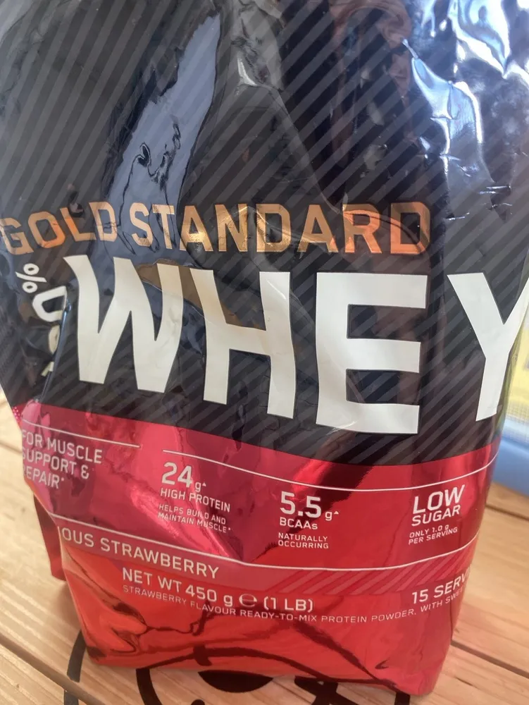 100% Whey Gold Standard 450G Delicious Strawberry
