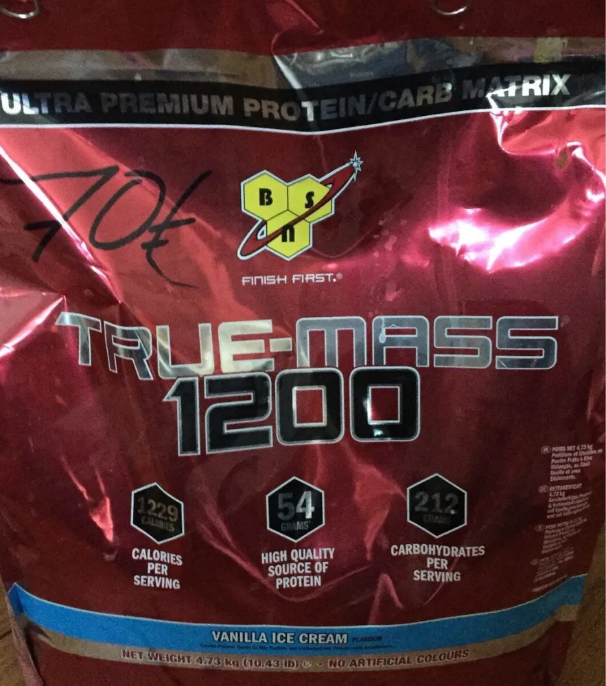 BSN Pot True Mass 1200 Vanille - 4,73KG