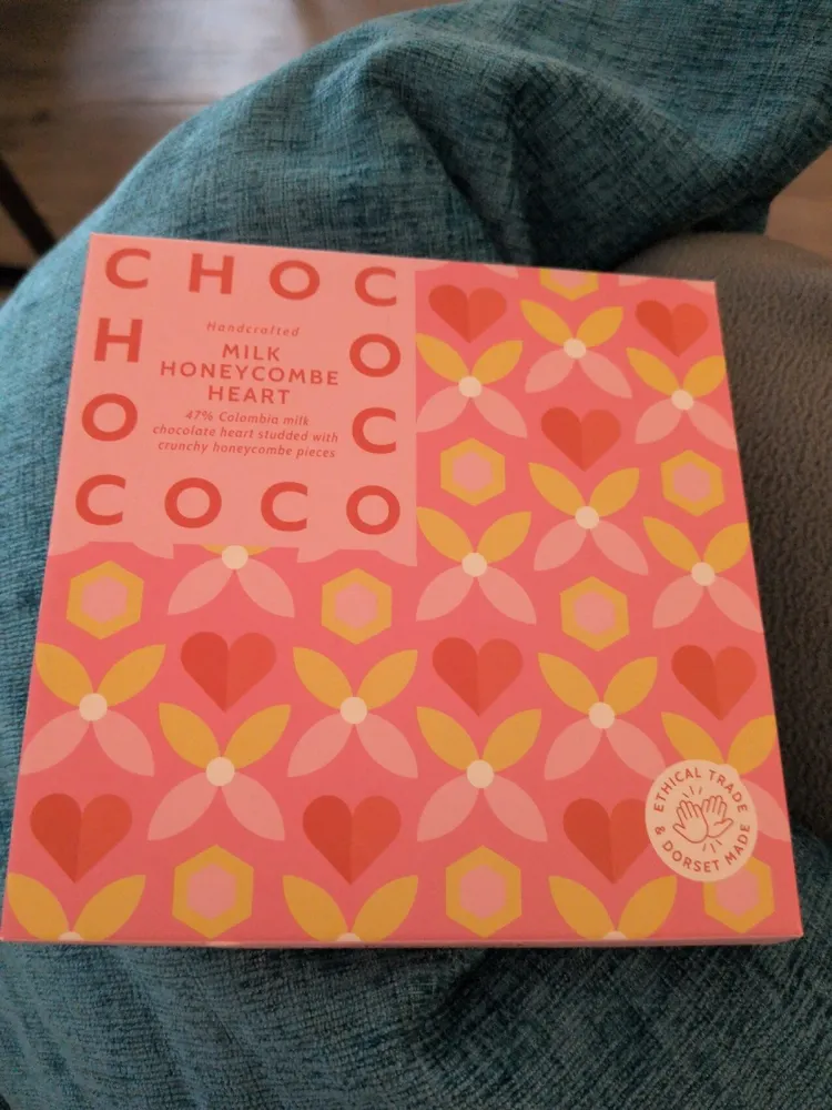 Milk Honeycomb Heart