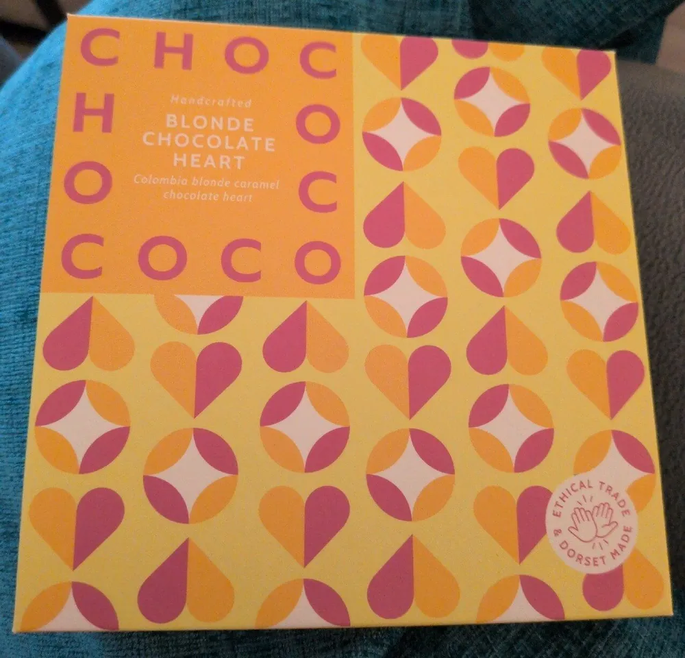 Blonde Chocolate Heart