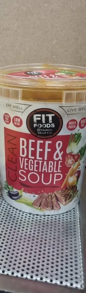 Beef and vegetable soup