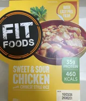 FIT FOODS SWEET & SOUR CHICKEN with CHINESE STYLE