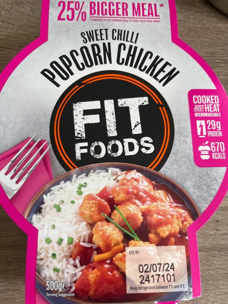 Sweet Chilli Popcorn Chicken