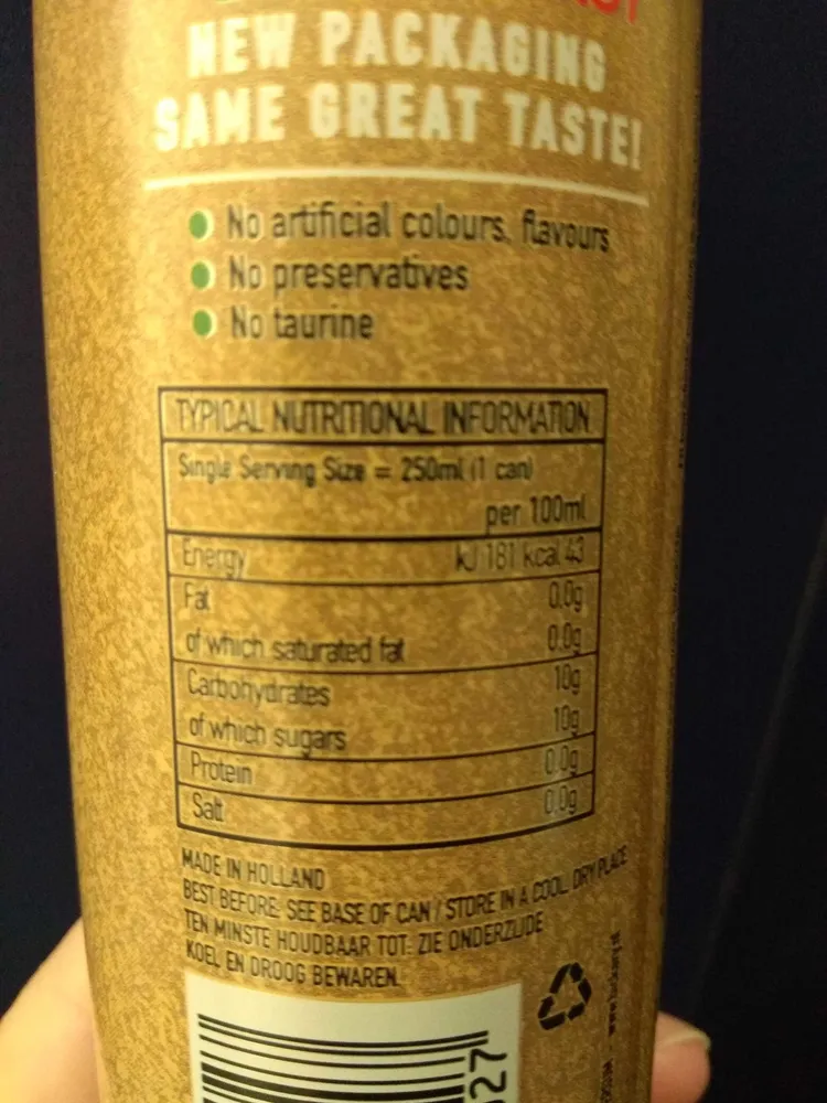 Scheckters Organic Energy Drink