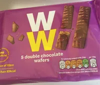 Double chocolate wafers