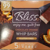 Chocolate orange whip bars