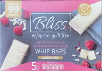 Whie chocolate and rasberry whip bars