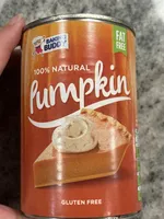 100% natural pumpkin puree