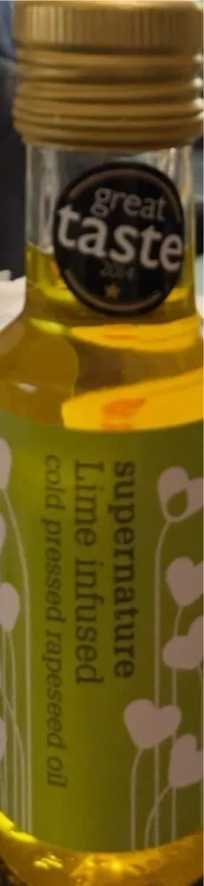 Lime infused cold pressed rapeseed oil