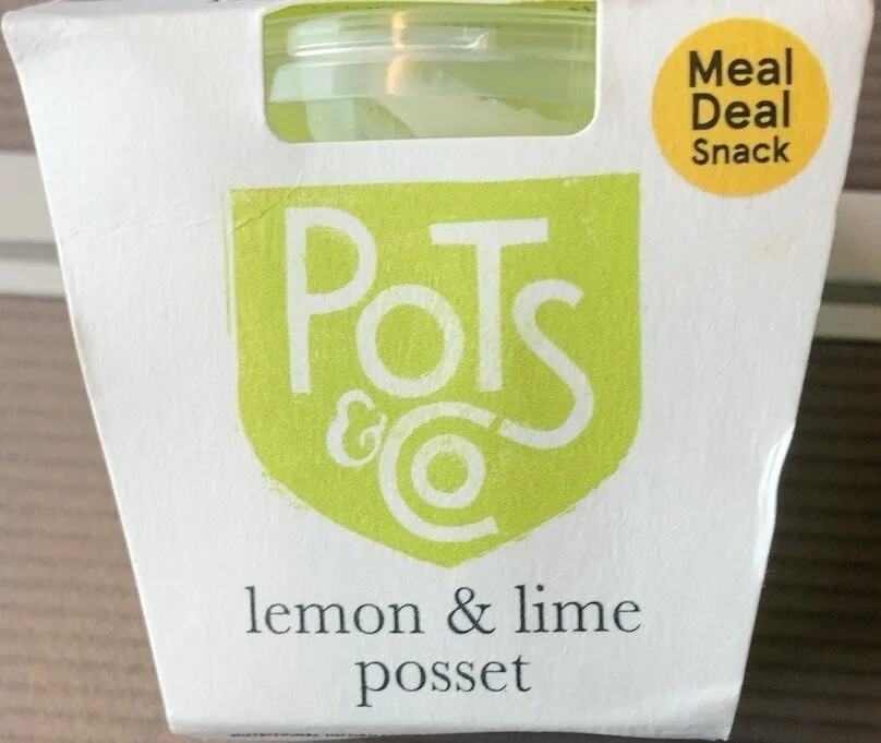 Lemon and lime posset