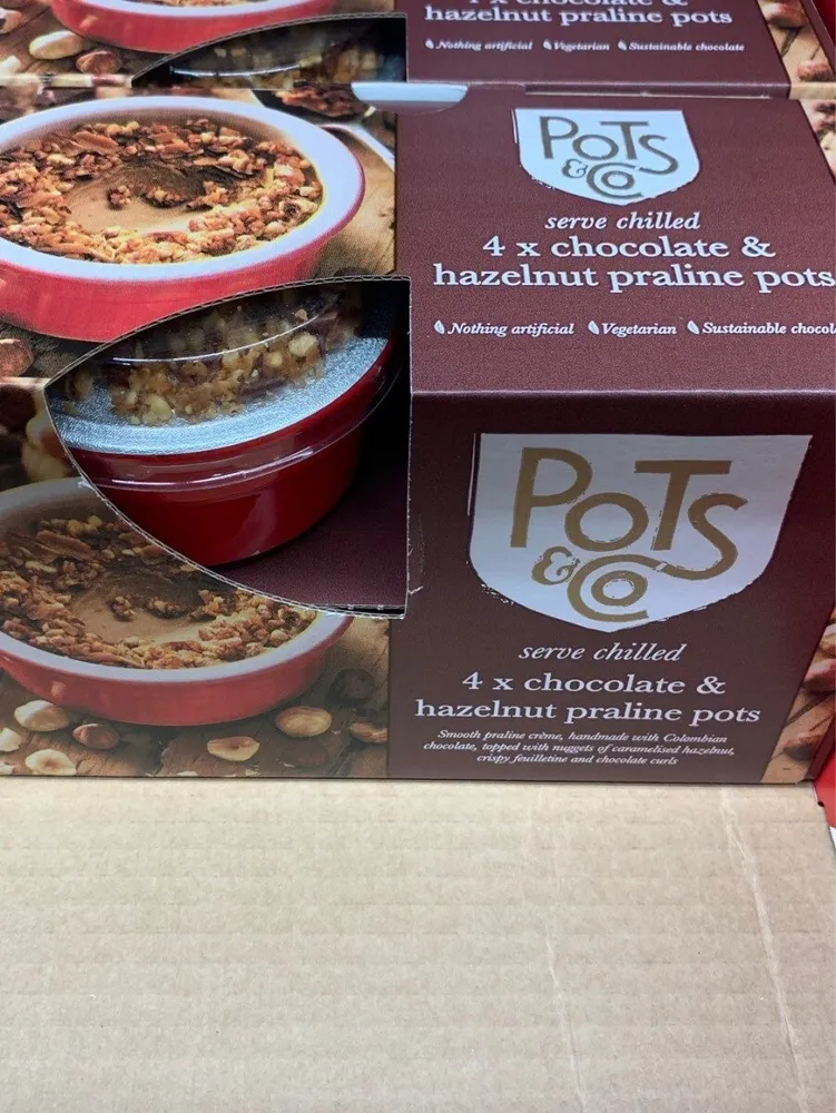 Pots chocolate & hazelnuts praline