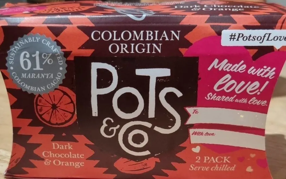 Dark Chocolate and Orange Pot