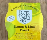 Lemon & lime posset