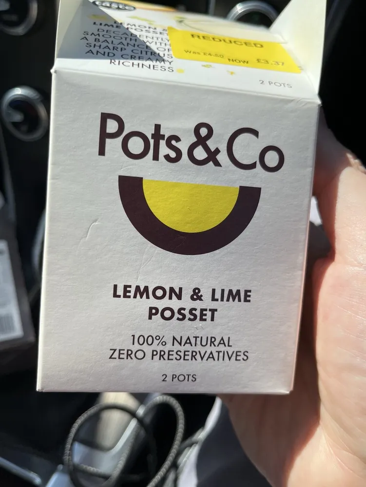 Lemon And Lime Posset