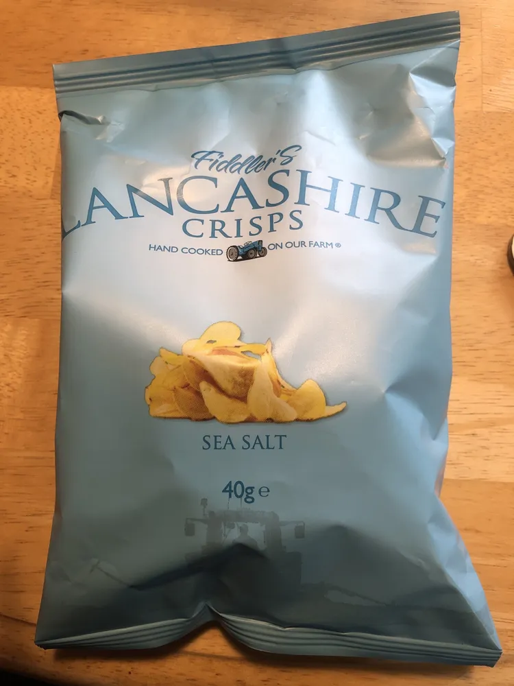 Lancashire Crisps Sea Salt