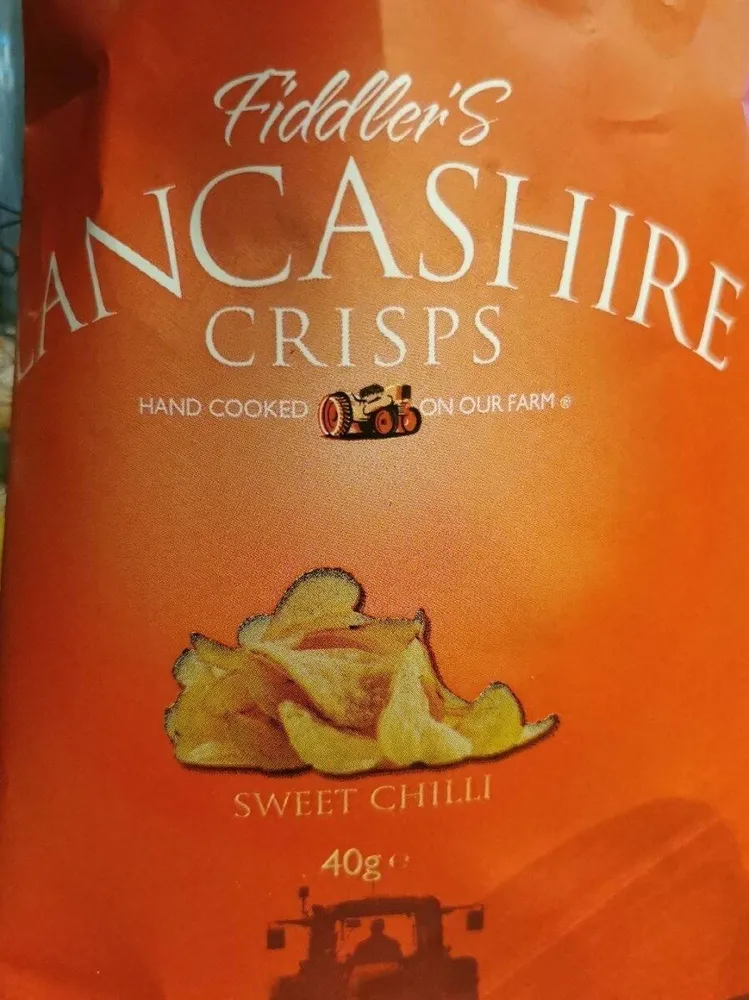 Fiddler's LANCASHIRE CRISPS HAND COOKED ON OUR FAR