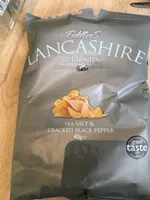 Lancashire crisps sea salt and cracked black pepper