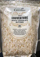 Couverture white chocolate buttons