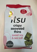 Crispy Seaweed Thins Sweet Soy & Sea Salt