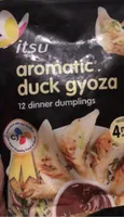 Aromatic duck gyoza