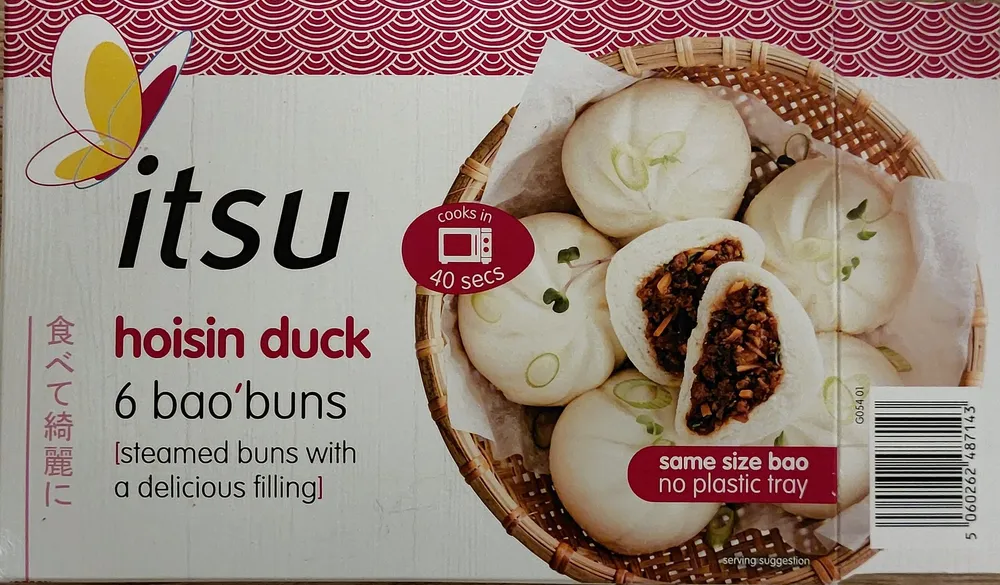 hoisin duck 6 bao buns