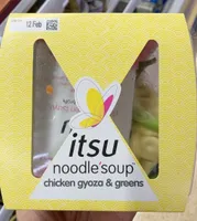 Itsu noodle soup chicken gyoza and greens