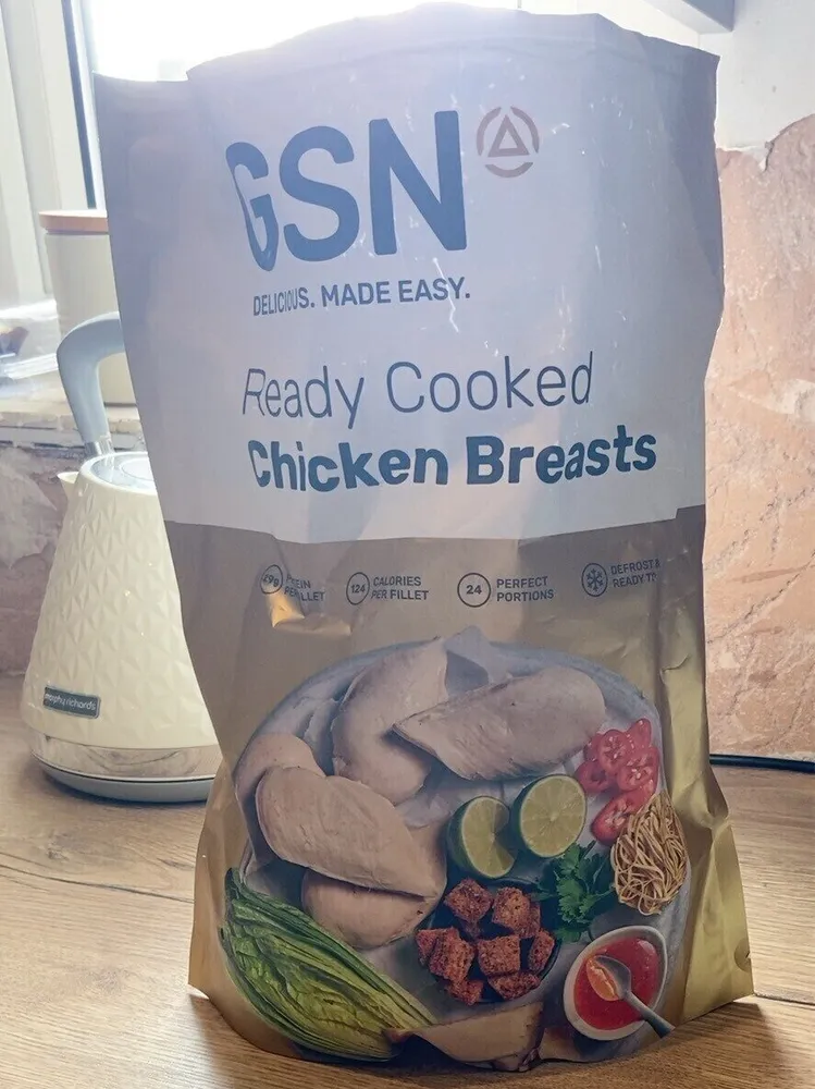 Ready cooked chicken breasts
