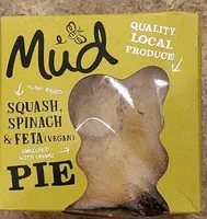 Squash  spinach and feta pie vegan