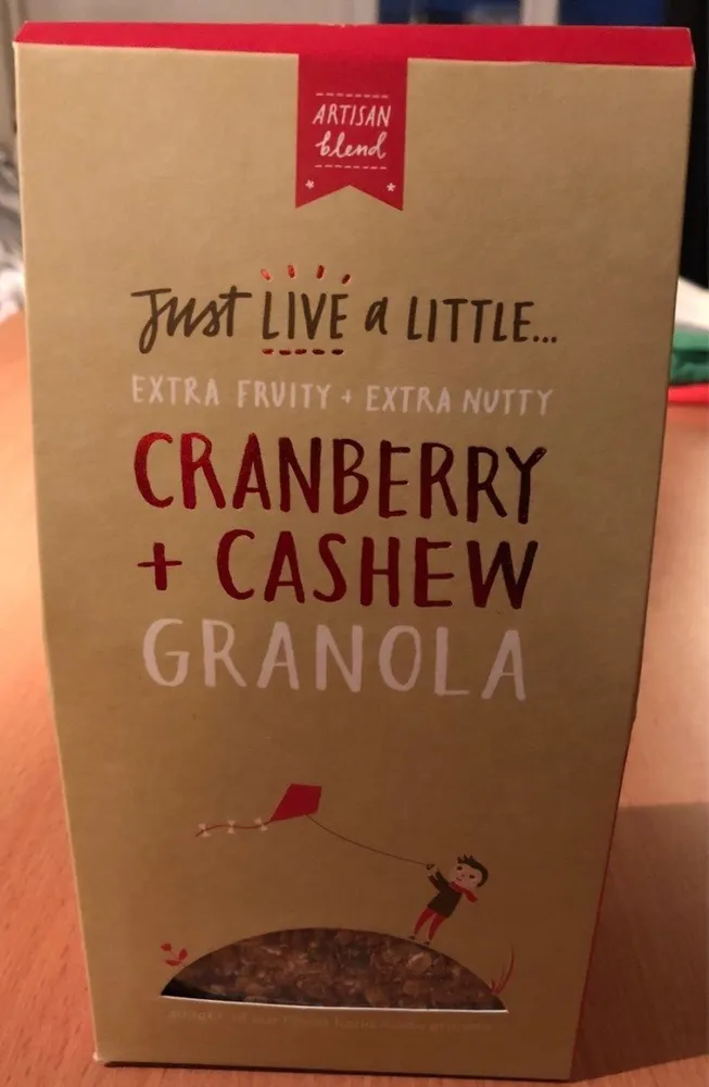 Just Live a little Cranberry & Cashew