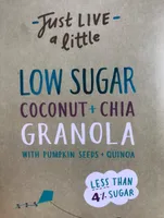 Low sugar coconut   chia granola