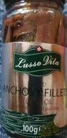 Anchovy fillets in olive oil with garlic and parsley