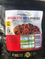 Mexican style beef & brown rice