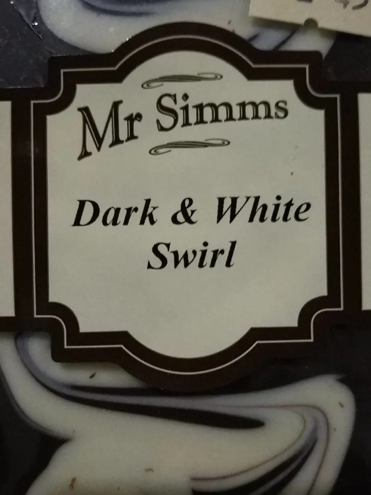 Tablette chocolat noir et blanc