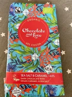 Dark chocolate caramel seal salt